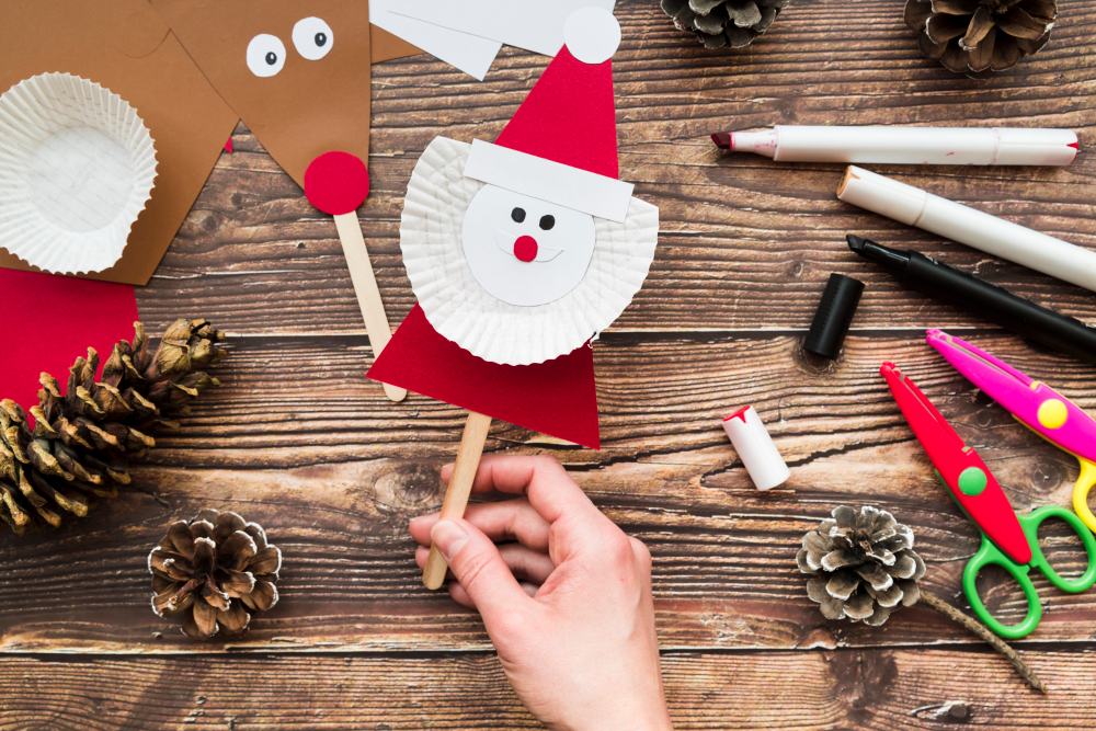 Playful Santa and Reindeer Craft Ideas